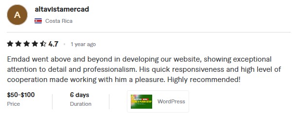 wordpress website development - fiverr
