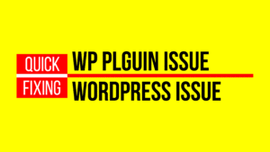Fixing WordPress Plugin Issue