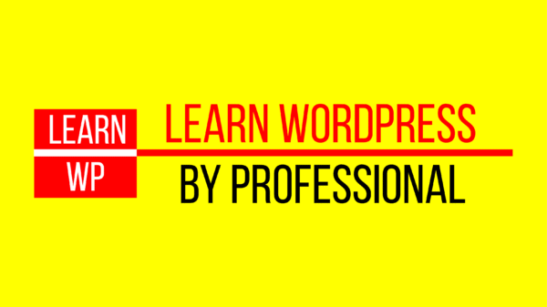 WordPress Learning by Professional