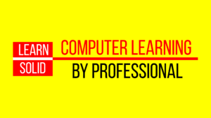 Kids Computer Learning by Professional