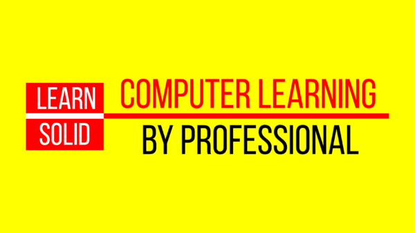 Kids Computer Learning by Professional