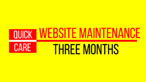 Website Maintenance 3 months
