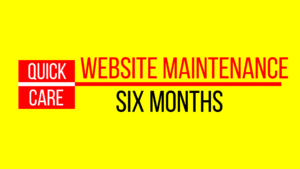 Website Maintenance 6 months