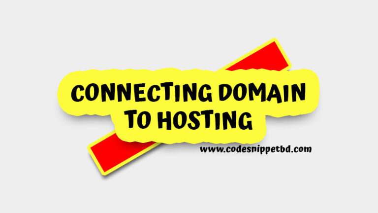 Step-by-step guide to connect domain name with web hosting
