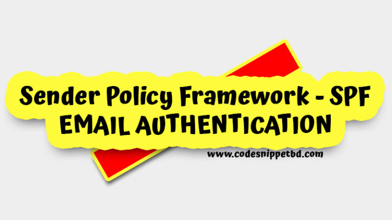 Sender Policy Framework SPF email authentication guide