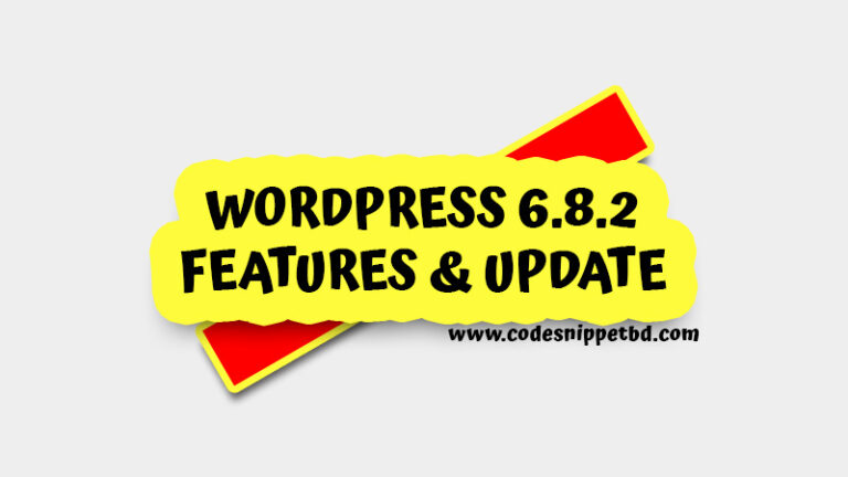 WordPress 6.8.2 features and update highlights